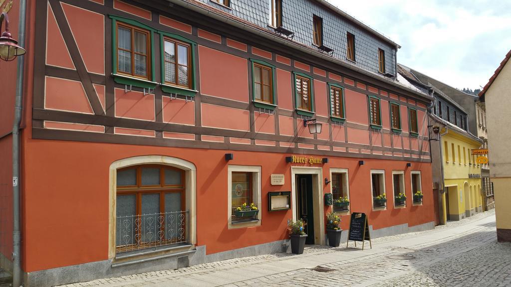 Gasthaus& Pension Zum Roten Haus Bad Schandau Exterior photo
